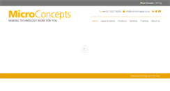 Desktop Screenshot of microconcepts.co.uk